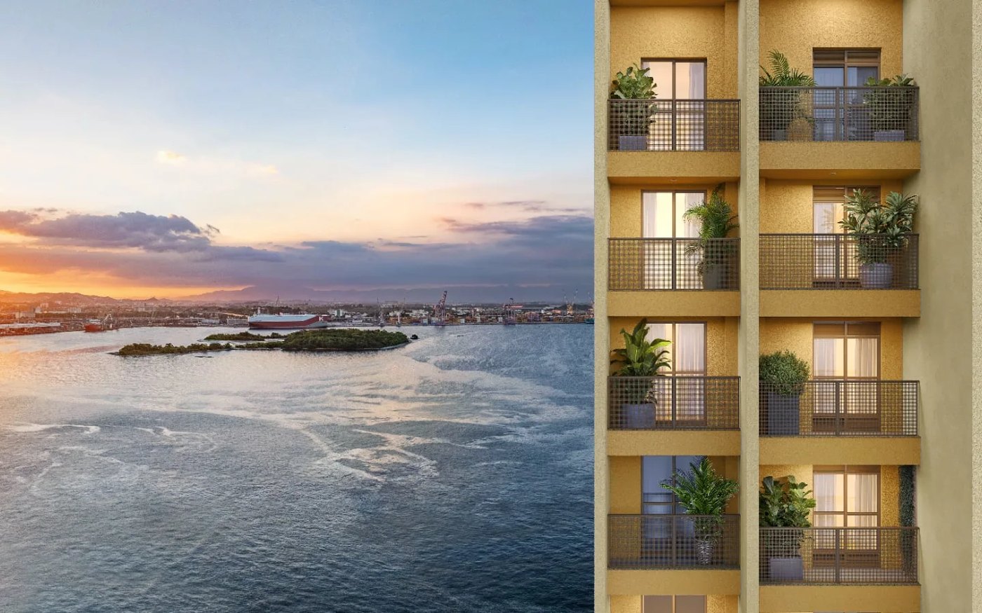 Perspectiva oficial do Residencial Erê