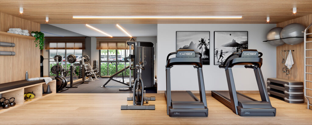 Ilhamar Beach & Home — Academia — perspectiva ilustrativa