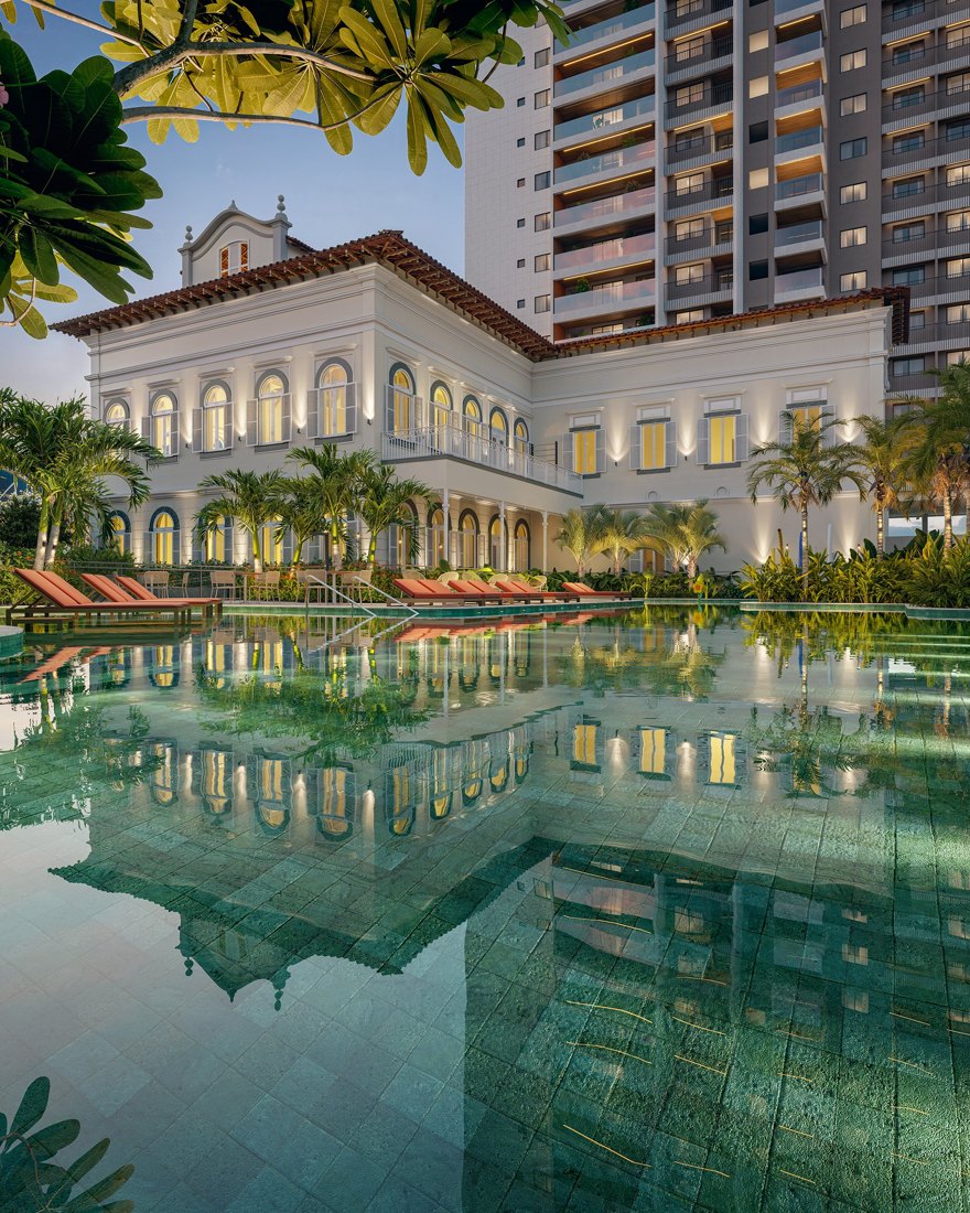 Perspectiva oficial do Symphony Residences